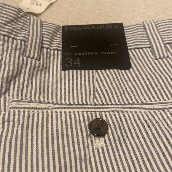 BANANA REPUBLIC NWT Size 34 Emerson Short 11” Inseam 100% Cotton - Picture 7 of 8